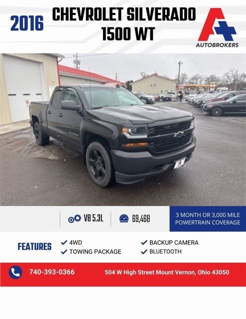 2016 Chevrolet Silverado 1500 LS Double Cab 4WD
