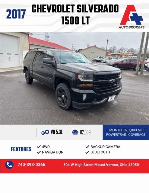 2017 Chevrolet Silverado 1500 LT Crew Cab 4WD
