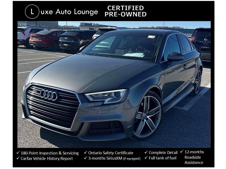 2019 Audi A3 quattro Premium Plus 45 TFSI Sedan