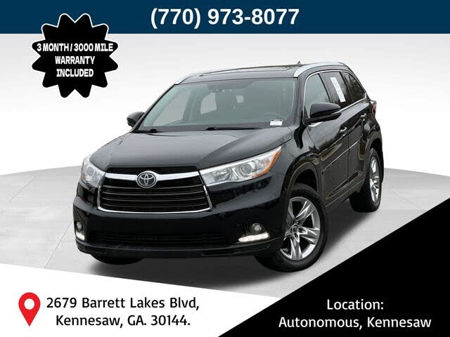 2016 Toyota Highlander Limited Platinum AWD