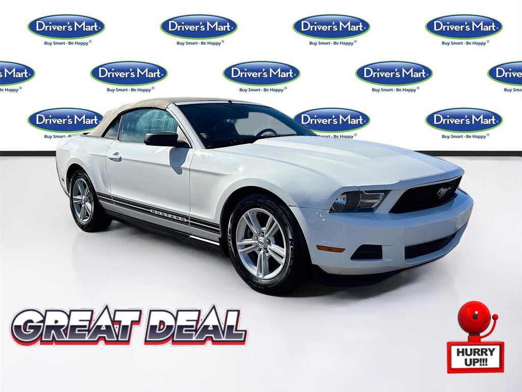 2011 Ford Mustang Convertible RWD with Pony Package