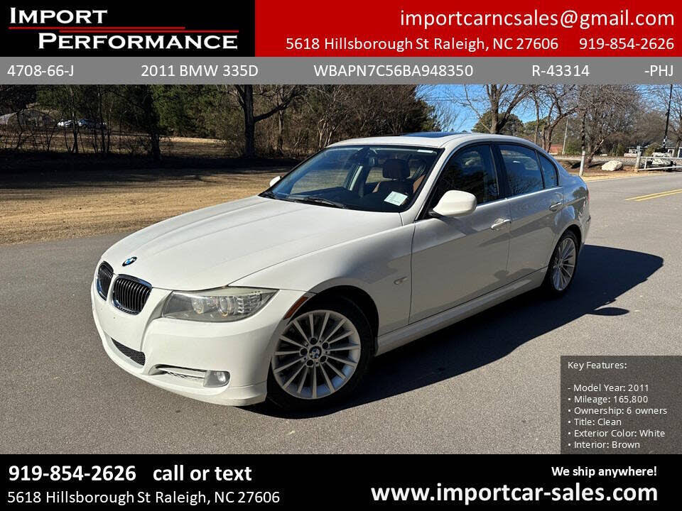 2011 BMW 3 Series 335d Sedan RWD