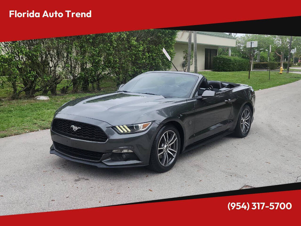 2016 Ford Mustang EcoBoost Premium Convertible RWD