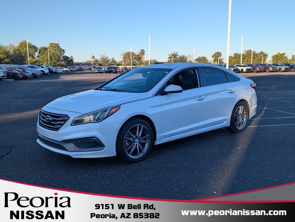 2017 Hyundai Sonata 2.0T Sport FWD with Black Leather Interior