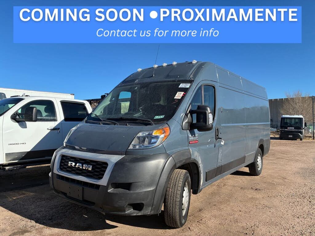 2020 RAM ProMaster 3500 159 High Roof Extended Cargo Van FWD