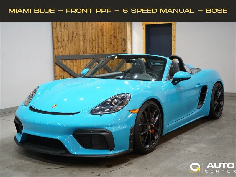 2020 Porsche 718 Boxster Spyder RWD