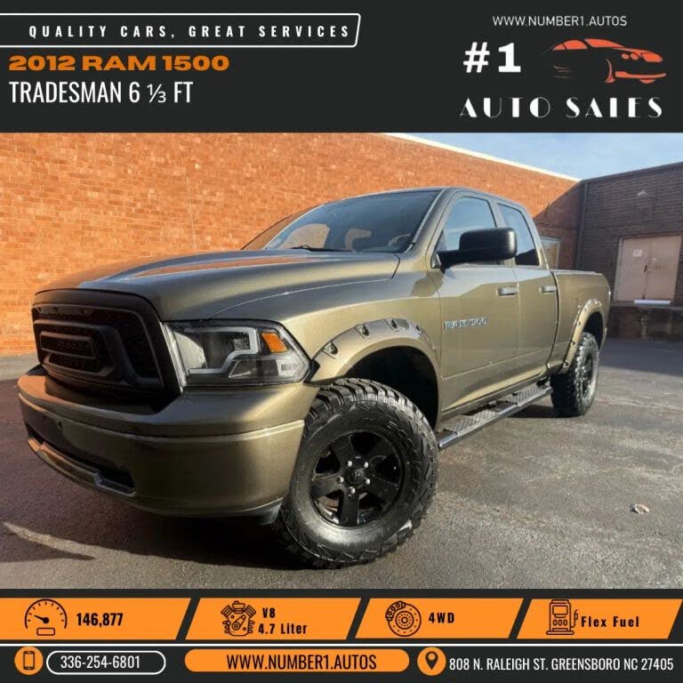 2012 RAM 1500 Tradesman Quad Cab 4WD