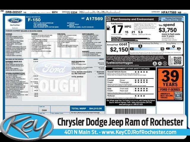 2017 Ford F-150 XLT SuperCab 4WD