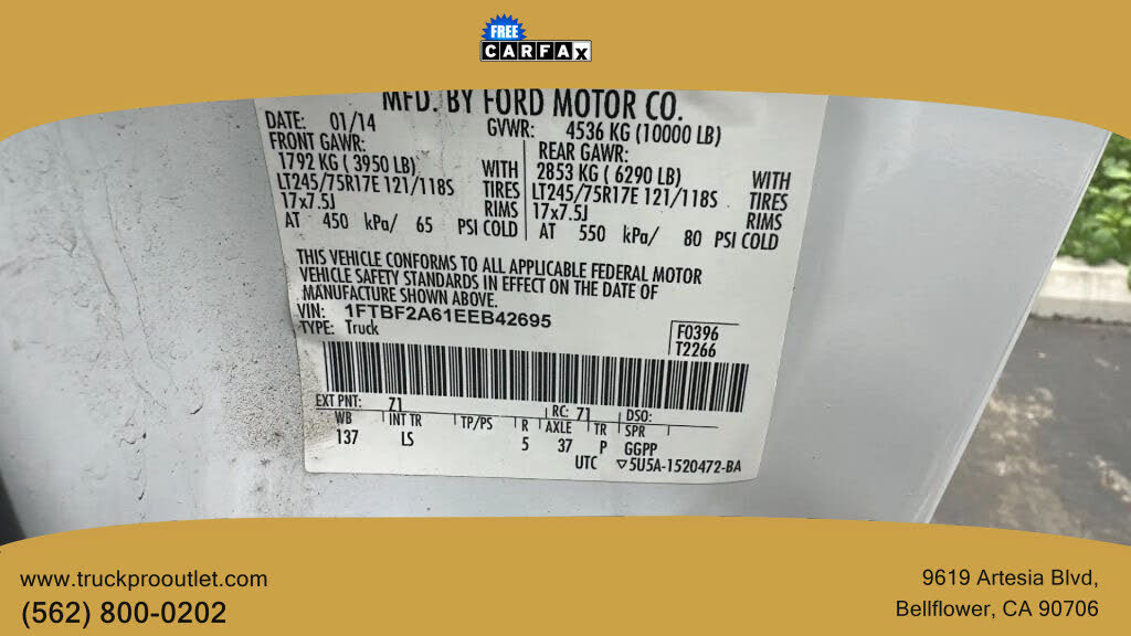 2014 Ford F-250 Super Duty XL LB