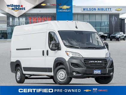 2025 RAM ProMaster 2500 Tradesman 159 High Roof Cargo Van FWD
