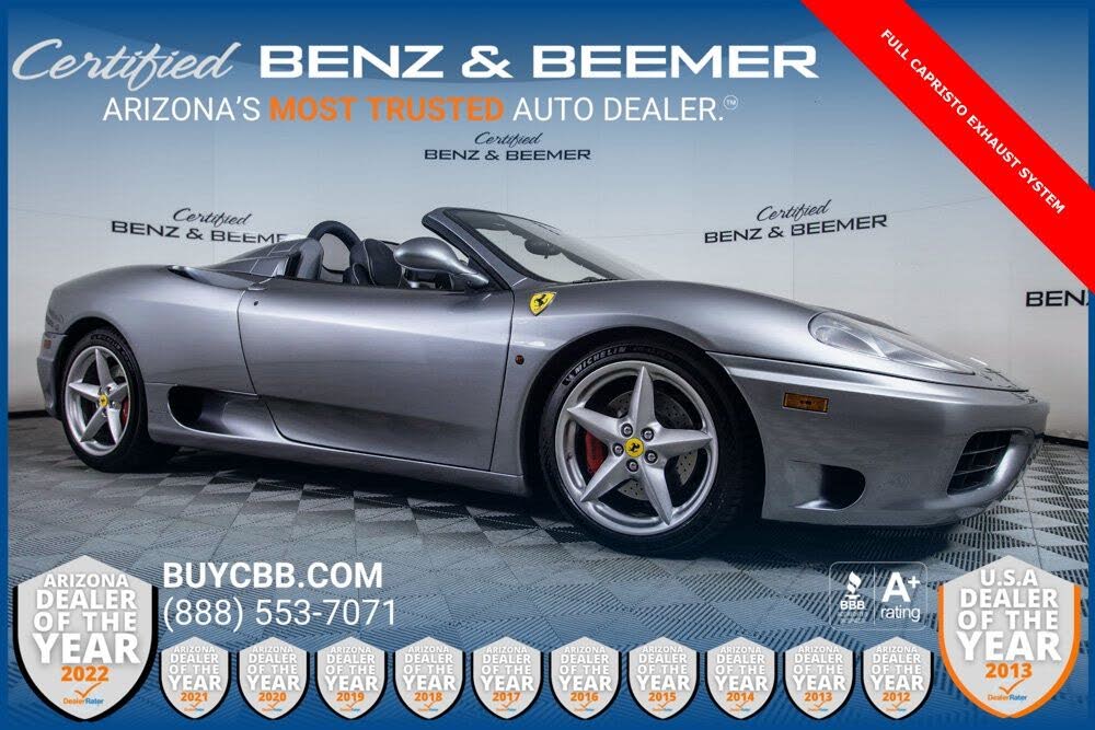 2002 Ferrari 360 Spider RWD