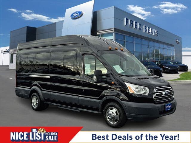 2018 Ford Transit Passenger 350 HD XLT Extended High Roof LWB DRW RWD with Sliding Passenger-Side Door
