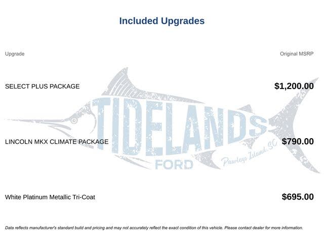 2018 Lincoln MKX Select AWD