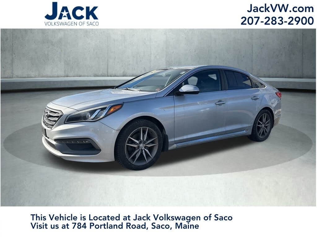 2017 Hyundai Sonata 2.0T Sport FWD with Black Leather Interior