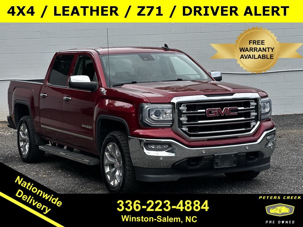 2018 GMC Sierra 1500 SLT Crew Cab 4WD