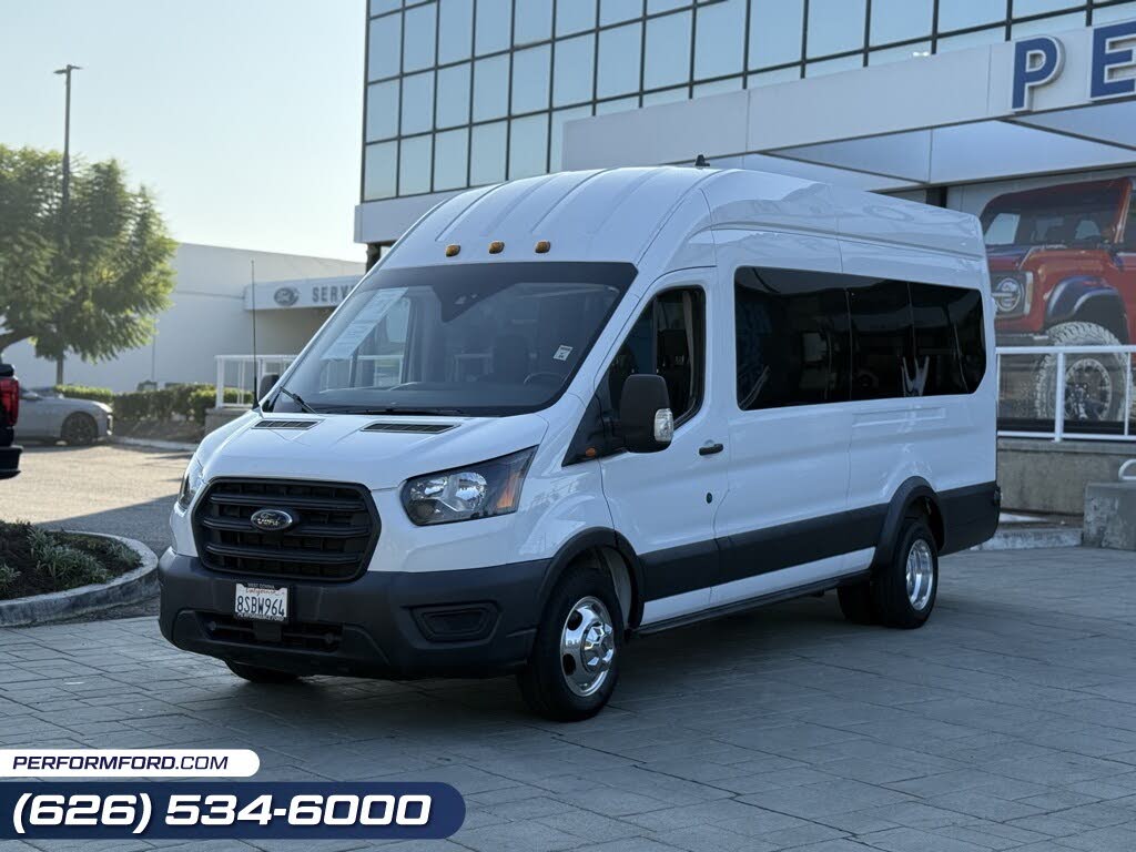2020 Ford Transit Passenger 350 HD XL Extended High Roof LWB DRW RWD with Sliding Passenger-Side Door