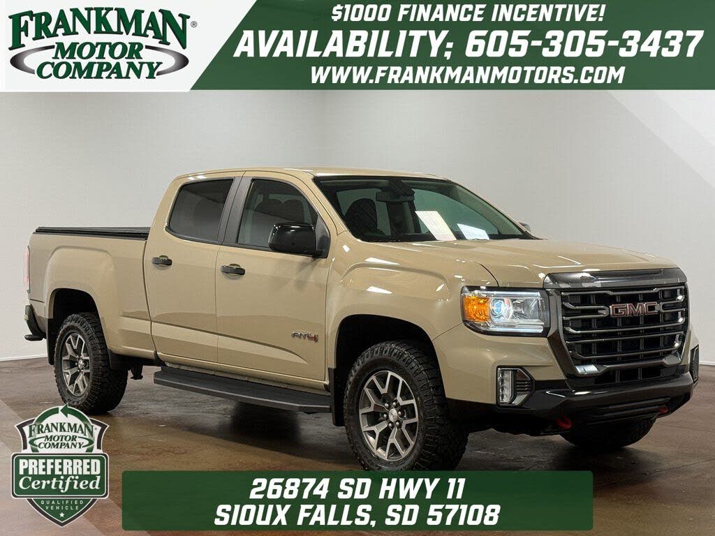 2022 GMC Canyon AT4 Crew Cab 4WD with Cloth