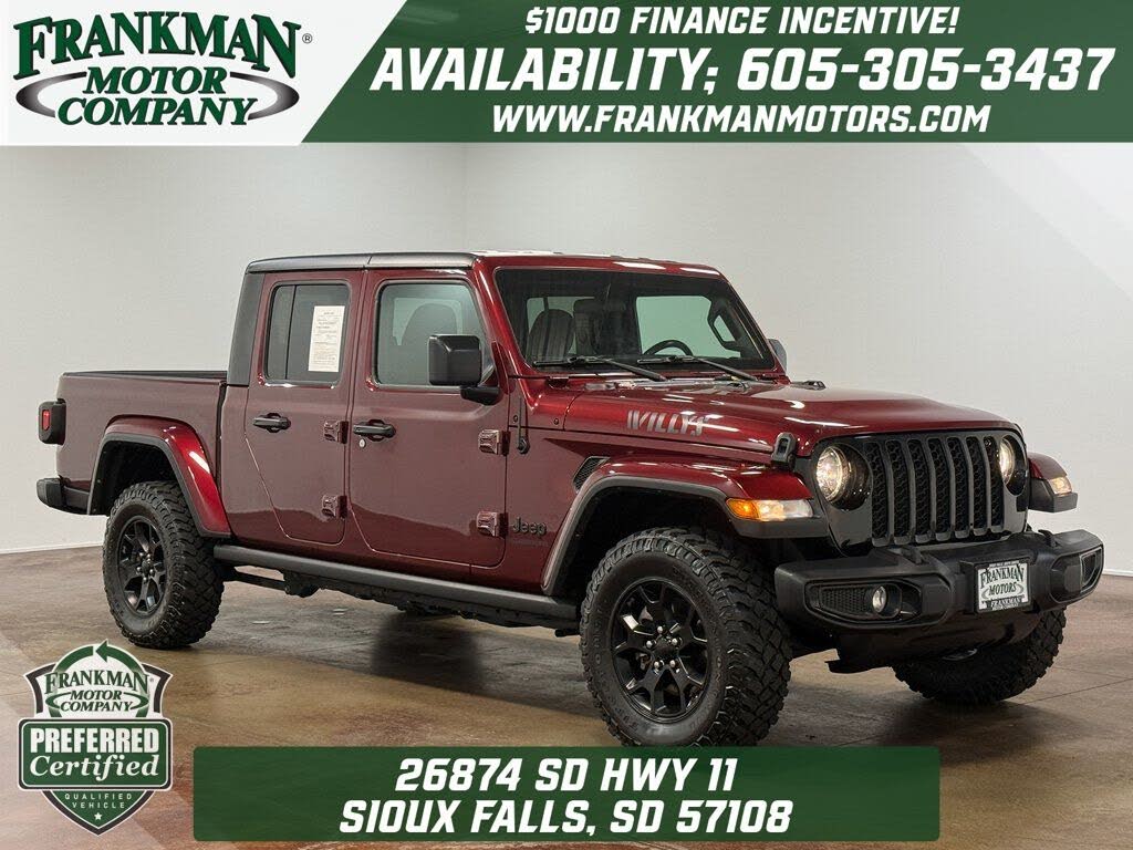 2022 Jeep Gladiator Willys Crew Cab 4WD