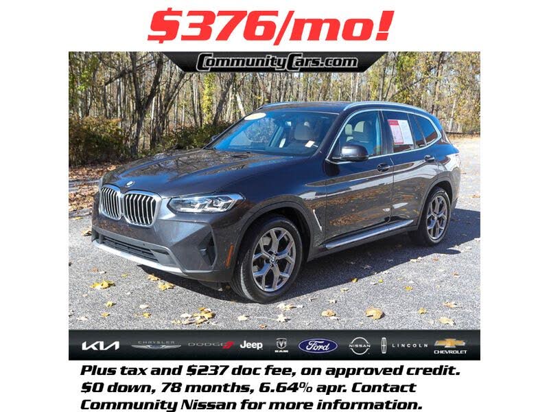 2022 BMW X3 sDrive30i RWD
