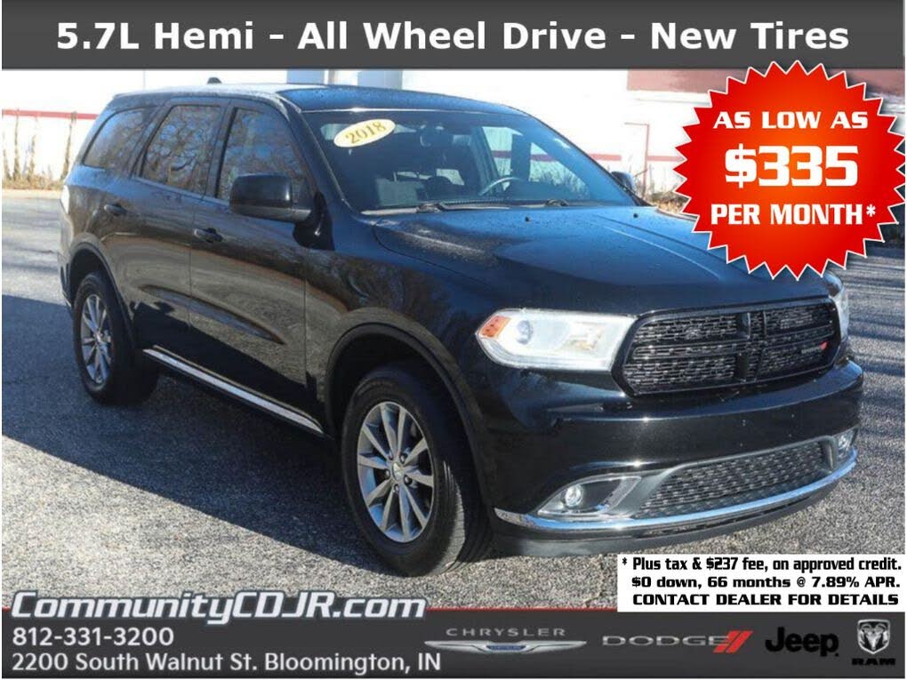 2018 Dodge Durango Special Service AWD
