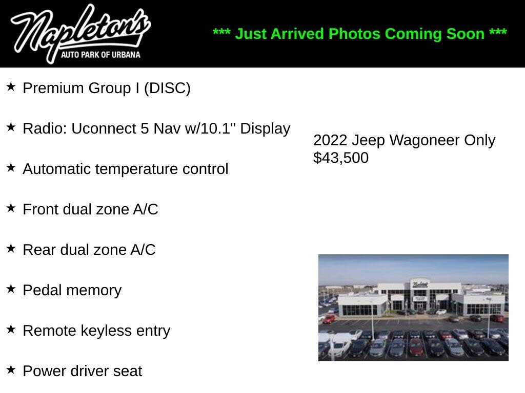 2022 Jeep Wagoneer Series II 4WD