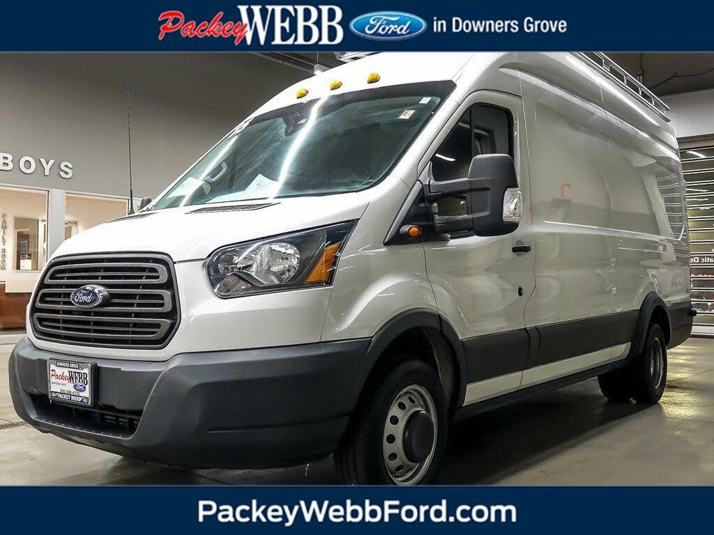 2015 Ford Transit Cargo 350 HD 3dr LWB High Roof Extended DRW with Sliding Passenger Side Door and 10360 Lb. GVWR