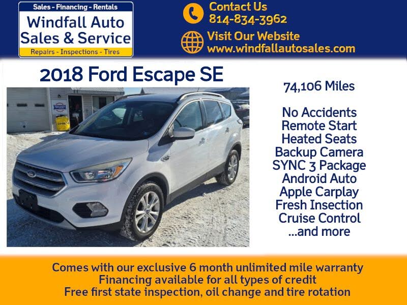 2018 Ford Escape SE AWD