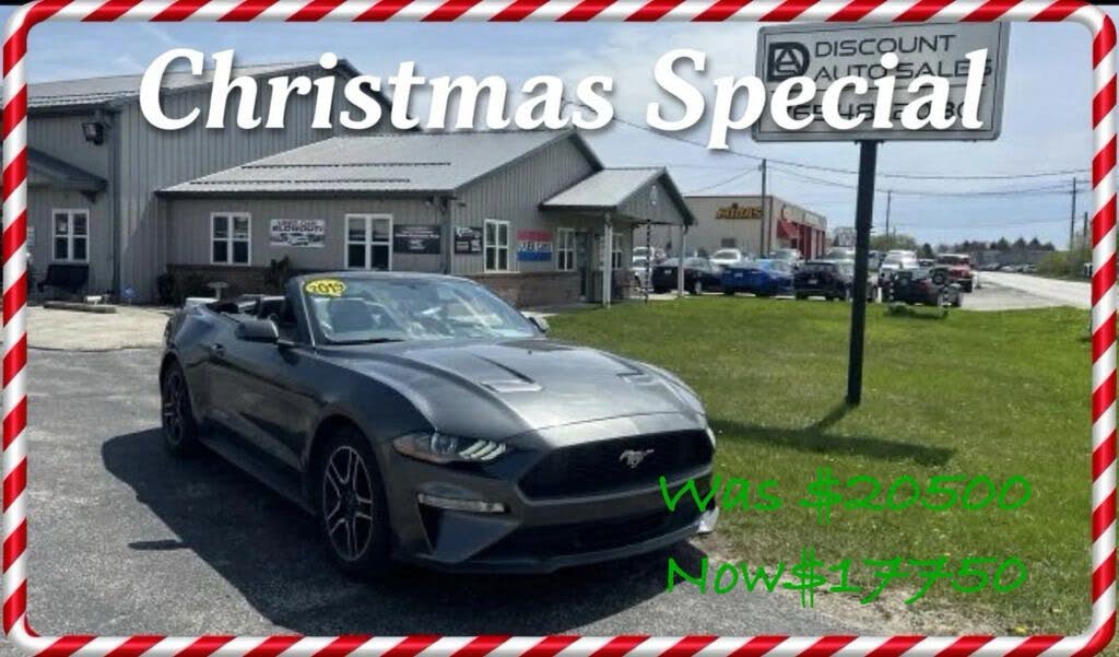 2019 Ford Mustang EcoBoost Premium Convertible RWD