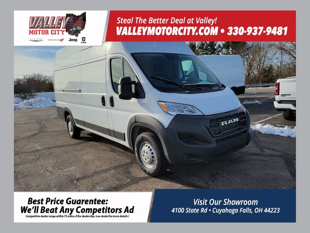 2026 RAM ProMaster 3500 Tradesman 159 Super High Roof Extended Cargo Van FWD