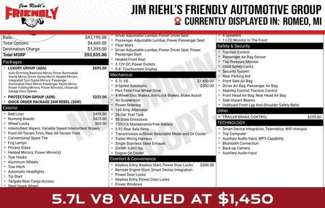 2017 RAM 1500 Rebel Crew Cab 4WD