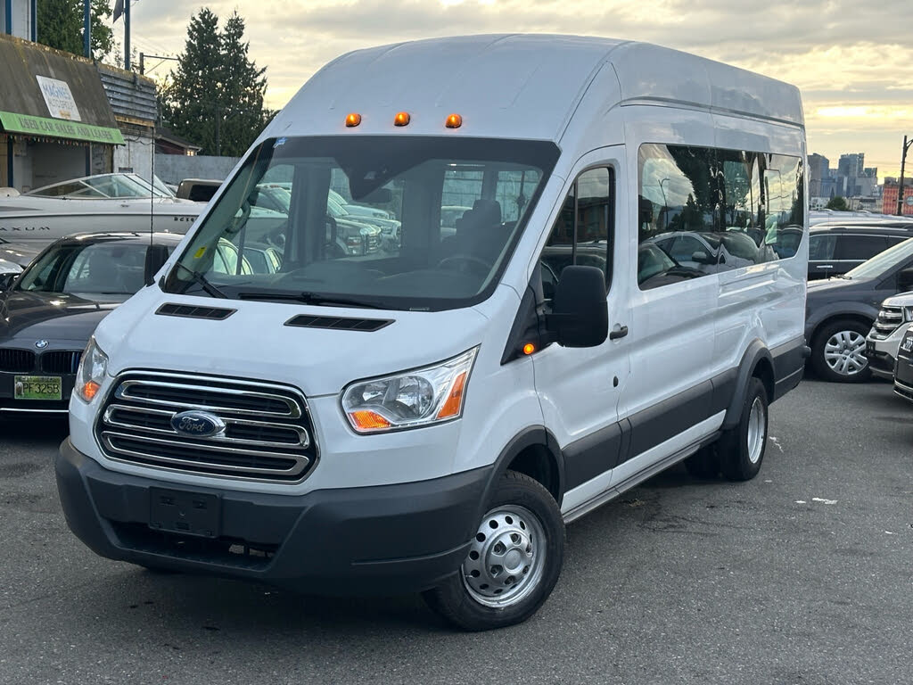 2018 Ford Transit Passenger 350 HD XL Extended High Roof LWB DRW RWD with Sliding Passenger-Side Door