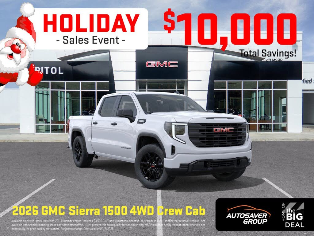 2026 GMC Sierra 1500 Pro Crew Cab 4WD
