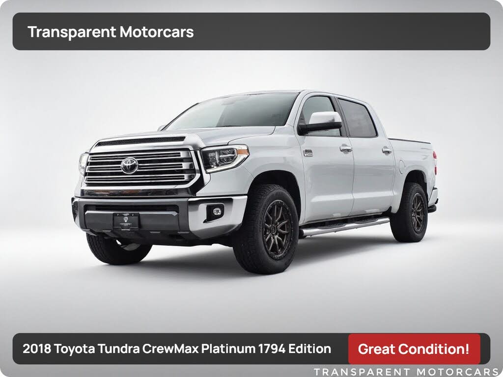 2018 Toyota Tundra Platinum CrewMax 5.7L 4WD