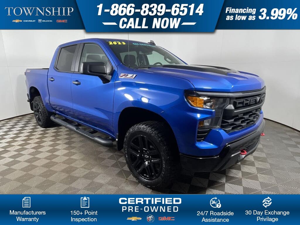 Chevrolet Silverado 1500 Custom Trail Boss Crew Cab 4WD 2023