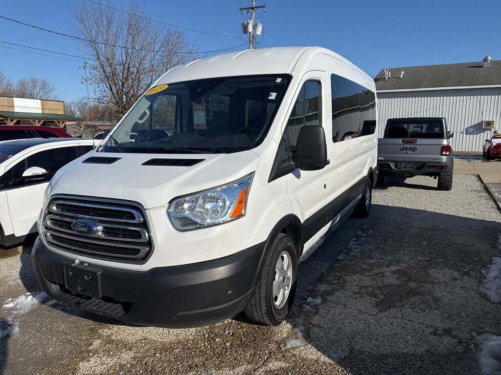 2019 Ford Transit Passenger 350 XLT Medium Roof LWB RWD with Sliding Passenger-Side Door