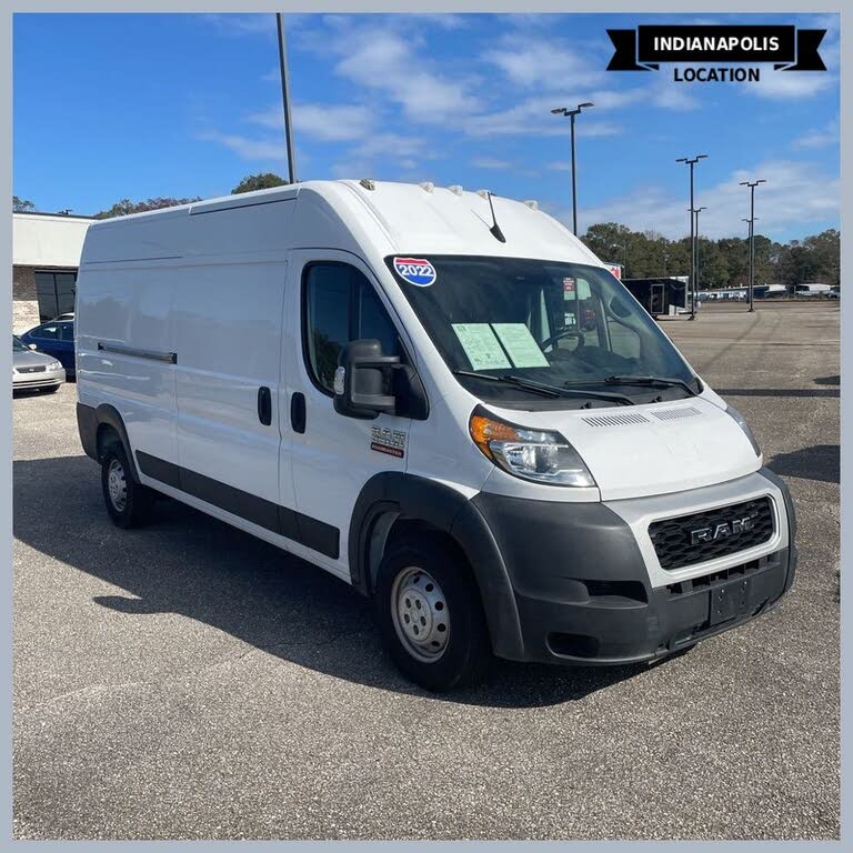 2022 RAM ProMaster 3500 159 High Roof Extended Cargo Van FWD