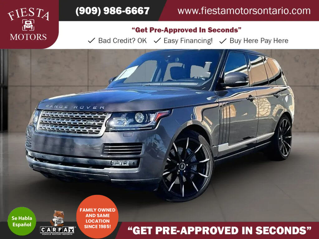 2016 Land Rover Range Rover V8 Supercharged 4WD
