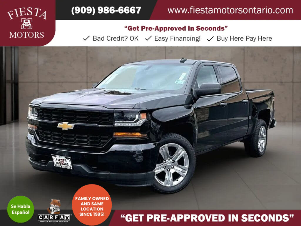 2018 Chevrolet Silverado 1500 Custom Crew Cab RWD