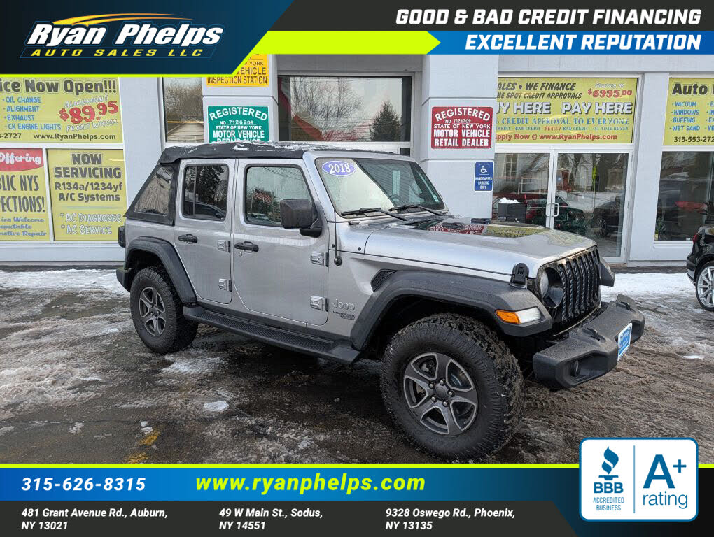 2018 Jeep Wrangler Unlimited Sport S 4WD