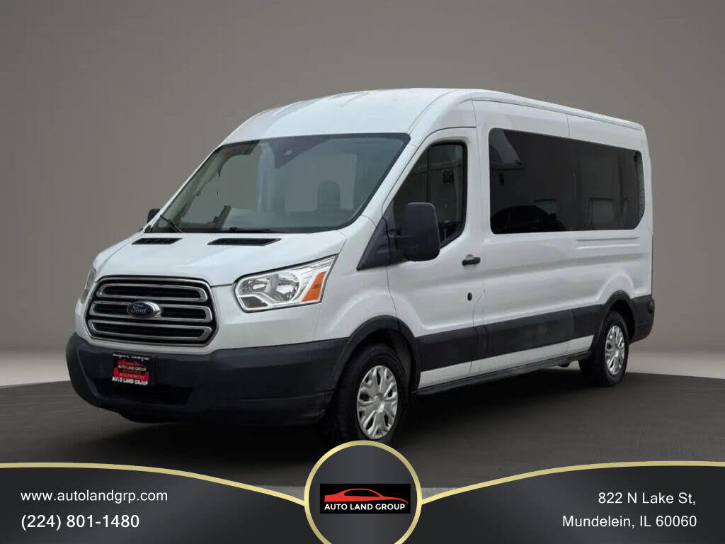 2019 Ford Transit Passenger 350 XLT Medium Roof LWB RWD with Sliding Passenger-Side Door