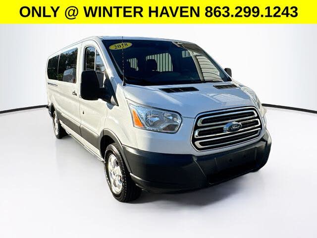 2018 Ford Transit Passenger 350 XLT Low Roof LWB RWD with Sliding Passenger-Side Door