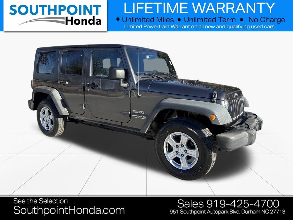 2017 Jeep Wrangler Unlimited Sport S 4WD