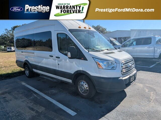 2016 Ford Transit Passenger 350 HD XLT Extended High Roof LWB DRW RWD with Sliding Passenger-Side Door