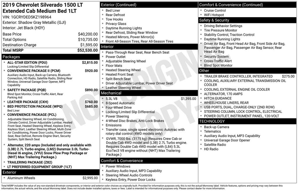 2019 Chevrolet Silverado 1500 LT Double Cab 4WD