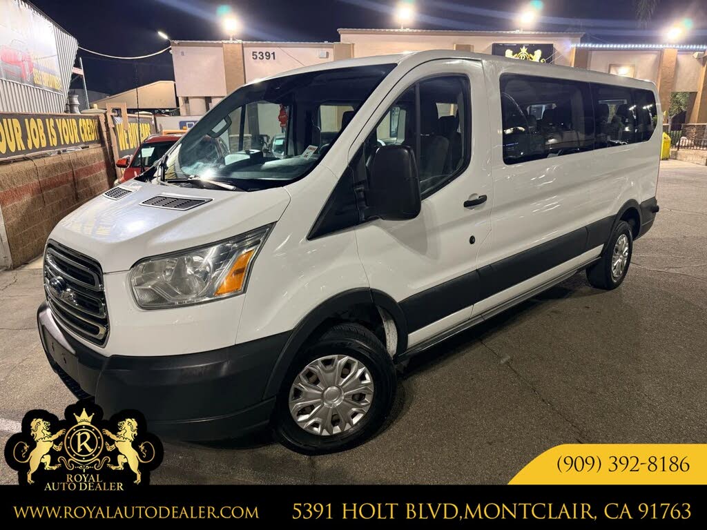 2015 Ford Transit Passenger 350 XLT Low Roof LWB RWD with 60/40 Passenger-Side Doors