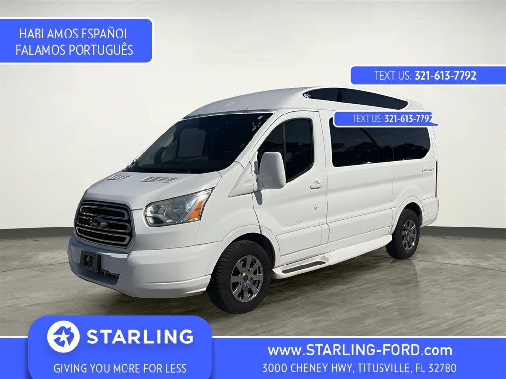 2017 Ford Transit Passenger 150 XLT Low Roof RWD with 60/40 Passenger-Side Doors