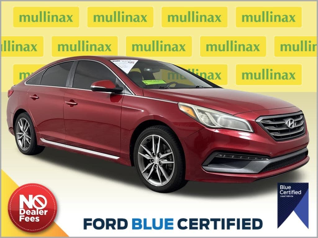 2017 Hyundai Sonata 2.0T Sport FWD with Black Leather Interior