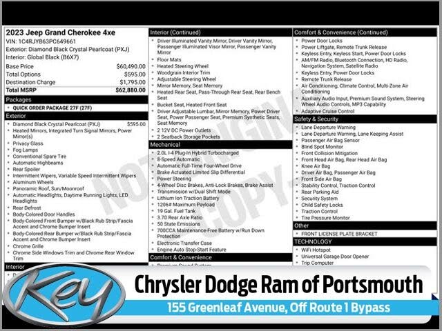 2023 Jeep Grand Cherokee 4xe 4WD