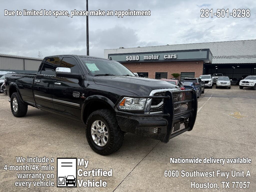 2018 RAM 3500 Laramie Longhorn Crew Cab LB 4WD