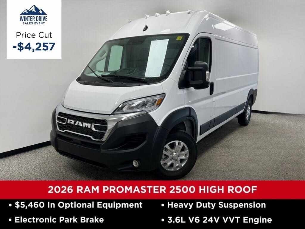 2026 RAM ProMaster 2500 SLT 159 High Roof Cargo Van FWD